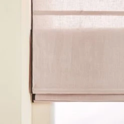 Madura Store Bateau 60x220 Cm Rose Poudré Et Bourdon Noir En Lin -Maisons Du Monde Boutique store bateau 60x220 cm rose poudre et bourdon noir en lin 3