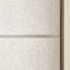 Madura Store Bateau 80x220 Cm Calcaire Et Bourdon Noir En Lin -Maisons Du Monde Boutique store bateau 80x220 cm calcaire et bourdon noir en lin 2