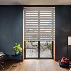 Easydeco Store Enrouleur Jour Et Nuit - Gris - 120 X 250 Cm -Maisons Du Monde Boutique store enrouleur jour et nuit gris 120 x 250 cm 2