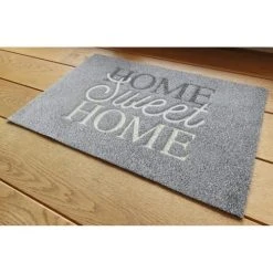 Casame Tapis D'entrée Sweet Home - 80 X 50 Cm - Gris -Maisons Du Monde Boutique tapis d entree sweet home 80 x 50 cm gris 3