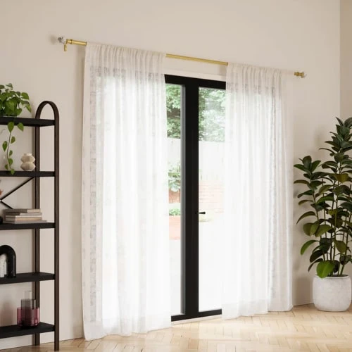 Umbra Tringle à Rideaux En Métal Doré Extensible De 91 à 183cm 4 Umbra Tringle à Rideaux En Métal Doré Extensible De 91 à 183cm – Image 2