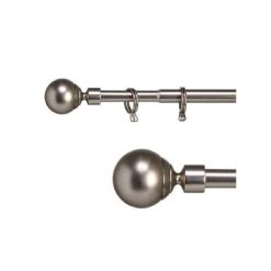 Maisons Du Monde Boutique -Maisons Du Monde Boutique tringle a rideaux extensible metal chrome boule 120 a 210cm 1