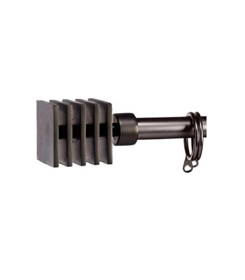 Wadiga Tringle à Rideaux Extensible Métal Noir Carré 120 à 210cm 3 Wadiga Tringle à Rideaux Extensible Métal Noir Carré 120 à 210cm